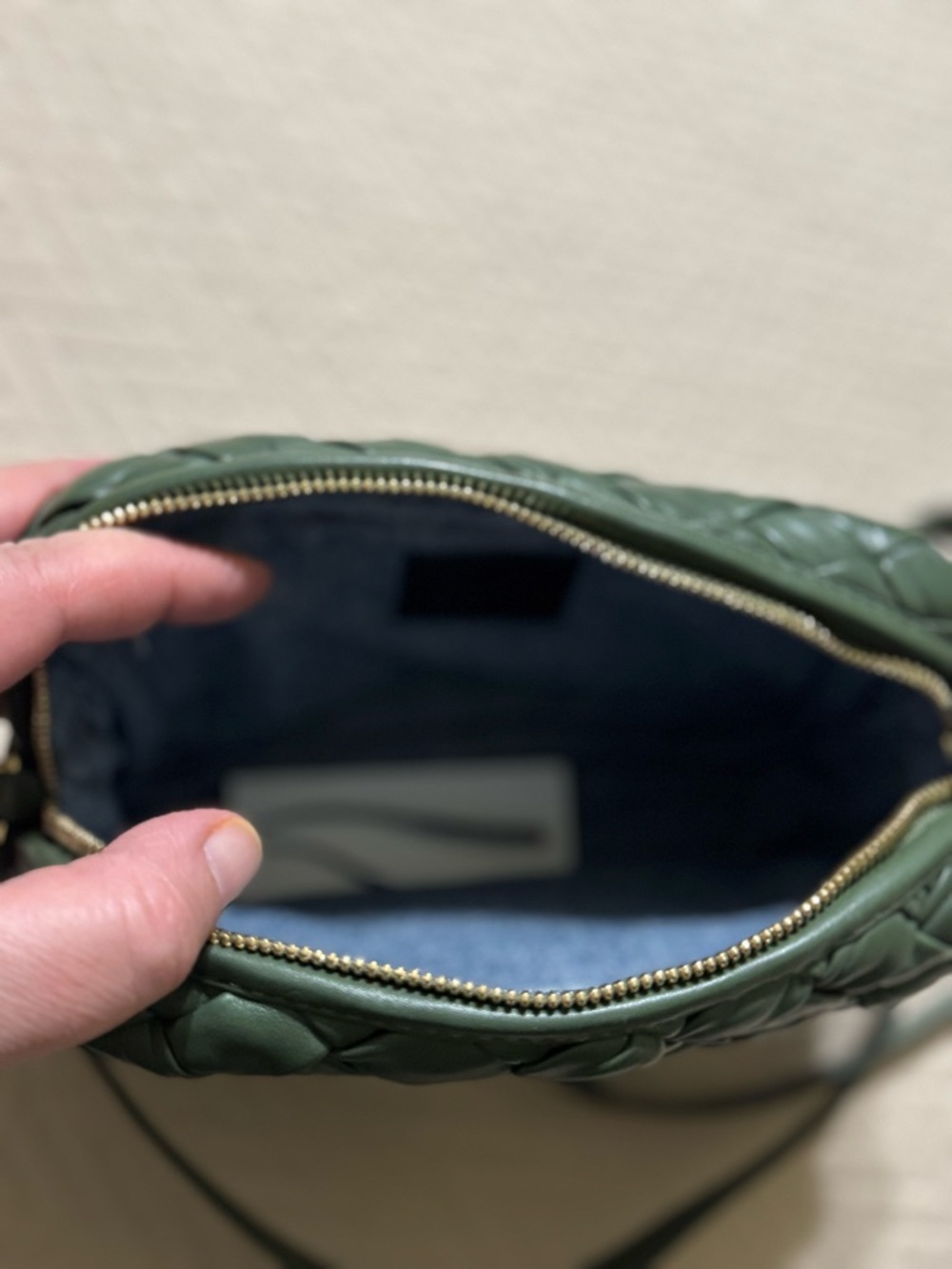 Clare V. Army green puffy woven midi sac crossbody-Price firm - Picture 14 of 15